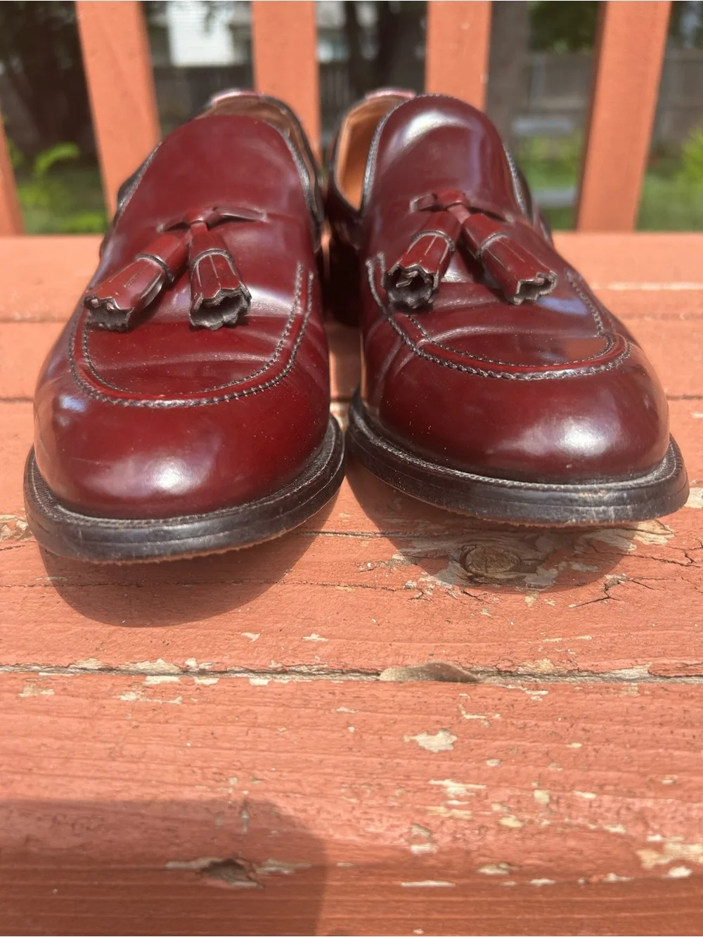 Allen Edmonds Saratoga Loafers Tassel Dress Shoes 8773 Sz 9.5 AAA Vintage